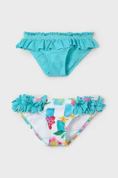 Mayoral slip de baie copii 2-pack culoarea turcoaz, 3689 imagine