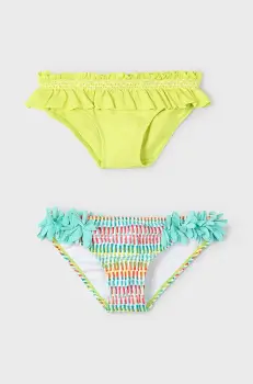 Mayoral slip de baie copii 2-pack culoarea verde, 3689 imagine