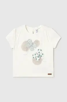 Mayoral tricou copii culoarea bej, 1043 imagine