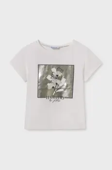 Mayoral tricou copii culoarea bej, 6020 imagine