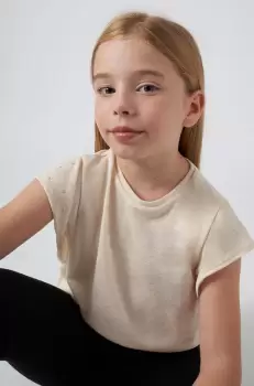 Mayoral tricou copii culoarea bej imagine