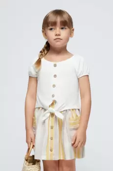 Mayoral tricou copii culoarea bej imagine