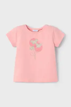 Mayoral tricou copii culoarea portocaliu, 174 imagine