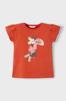 Mayoral tricou copii culoarea portocaliu, 3015 imagine