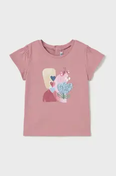 Mayoral tricou copii culoarea roz, 1049 imagine
