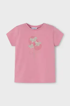 Mayoral tricou copii culoarea roz, 174 imagine