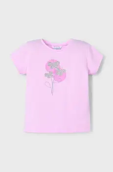 Mayoral tricou copii culoarea roz, 174 imagine
