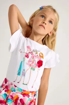 Mayoral tricou copii culoarea roz, 3004 imagine