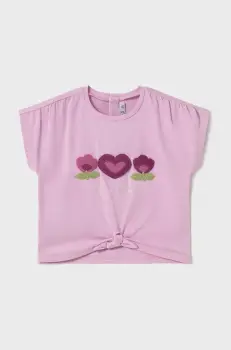 Mayoral tricou copii culoarea violet, 1046 imagine