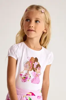 Mayoral tricou copii culoarea violet, 3003 imagine