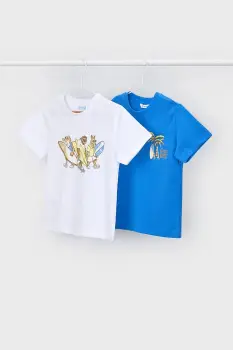 Mayoral tricou de bumbac pentru copii 2-pack imagine