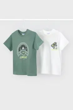 Mayoral tricou de bumbac pentru copii 2-pack imagine