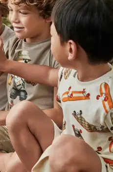 Mayoral tricou de bumbac pentru copii culoarea portocaliu, modelator, 3038 imagine