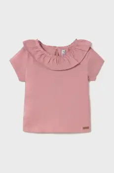 Mayoral tricou de bumbac pentru copii culoarea roz, 1045 imagine