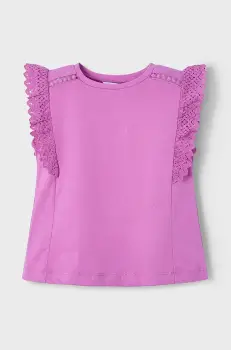 Mayoral tricou de bumbac pentru copii culoarea roz, 3010 imagine