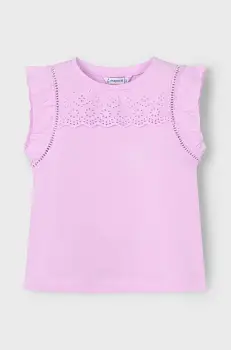 Mayoral tricou de bumbac pentru copii culoarea roz, 3020 imagine