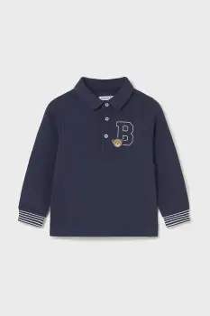 Mayoral tricou polo culoarea bleumarin, 2101 imagine