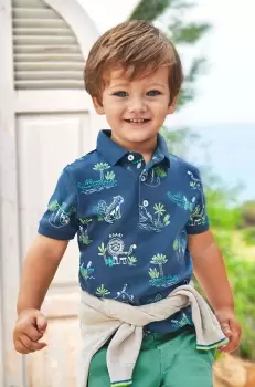 Mayoral tricouri polo din bumbac pentru bebelusi modelator imagine