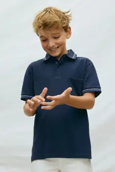 Mayoral tricouri polo din bumbac pentru copii imagine