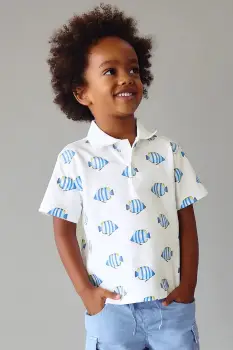 Mayoral tricouri polo din bumbac pentru copii imagine