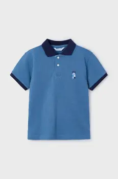 Mayoral tricouri polo din bumbac pentru copii cu imprimeu, 3106 imagine