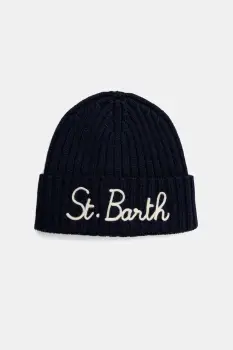 MC2 Saint Barth caciula de lana culoarea bej, de lana imagine