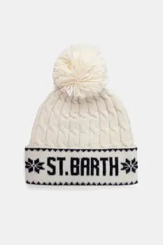 MC2 Saint Barth caciula de lana culoarea bleumarin, de lana, WILH004 imagine