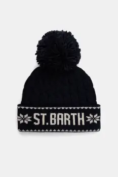 MC2 Saint Barth caciula de lana culoarea bleumarin, de lana, WILH004 imagine