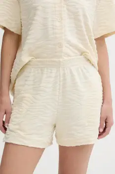 MC2 Saint Barth pantaloni scurti din bumbac cu imprimeu, high waist, MEA002 imagine