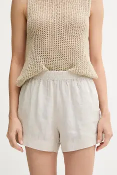 MC2 Saint Barth pantaloni scurti din bumbac cu imprimeu, high waist, MEA002 imagine