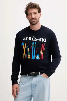 MC2 Saint Barth pulover de lana culoarea bej, light, BOMD005 imagine