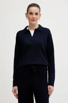 MC2 Saint Barth pulover de lana culoarea bleumarin, EZE0003 imagine