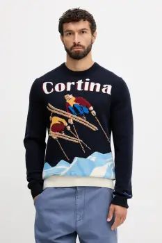 MC2 Saint Barth pulover de lana culoarea galben imagine