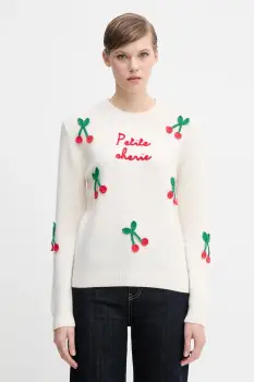 MC2 Saint Barth pulover de lana culoarea gri, QUE0010 imagine