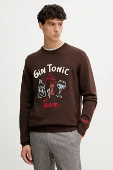 MC2 Saint Barth pulover de lana culoarea rosu, HER0001 imagine