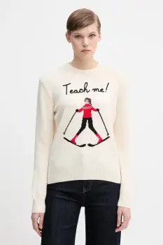 MC2 Saint Barth pulover de lana culoarea roz, QUE0018 imagine