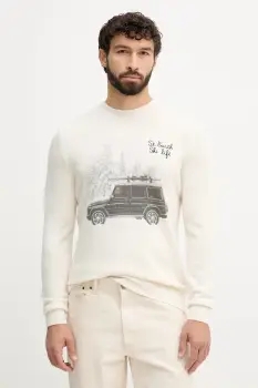 MC2 Saint Barth pulover din amestec de lana culoarea gri, light, HER0022 imagine