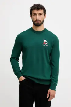 MC2 Saint Barth pulover din amestec de lana culoarea verde, light, HER0024 imagine