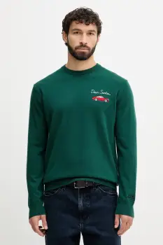 MC2 Saint Barth pulover din amestec de lana culoarea verde, light, HER0024 imagine