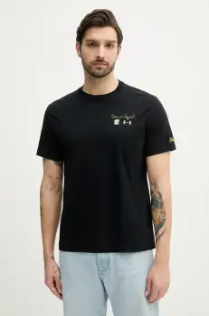 MC2 Saint Barth tricou din bumbac culoarea negru, cu imprimeu imagine