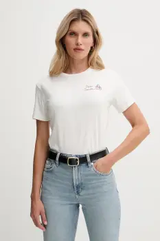 MC2 Saint Barth tricou din bumbac culoarea turcoaz, EMI0002 imagine