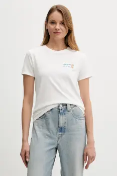 MC2 Saint Barth tricou din bumbac culoarea turcoaz, EMI0002 imagine