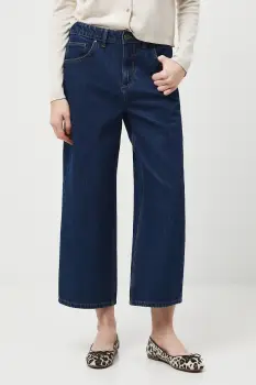 Medicine blugi din bumbac culoarea bleumarin imagine