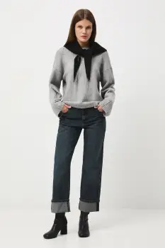 Medicine blugi din bumbac culoarea gri imagine