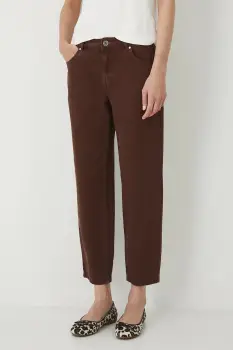 Medicine blugi din bumbac culoarea maro imagine