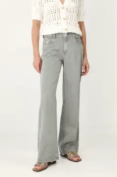 Medicine blugi din bumbac culoarea verde imagine