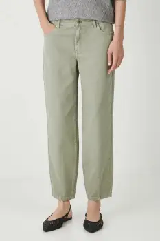 Medicine blugi din bumbac culoarea verde imagine