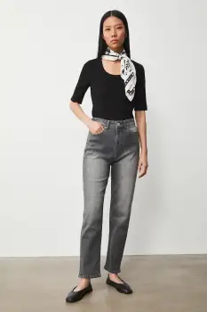 Medicine blugi mom fit pentru femei imagine