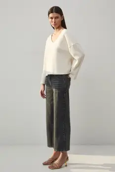 Medicine blugi straight pentru femei imagine