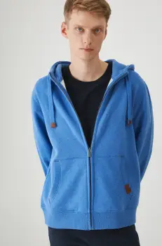 Medicine bluza barbati, cu gluga, melanj imagine